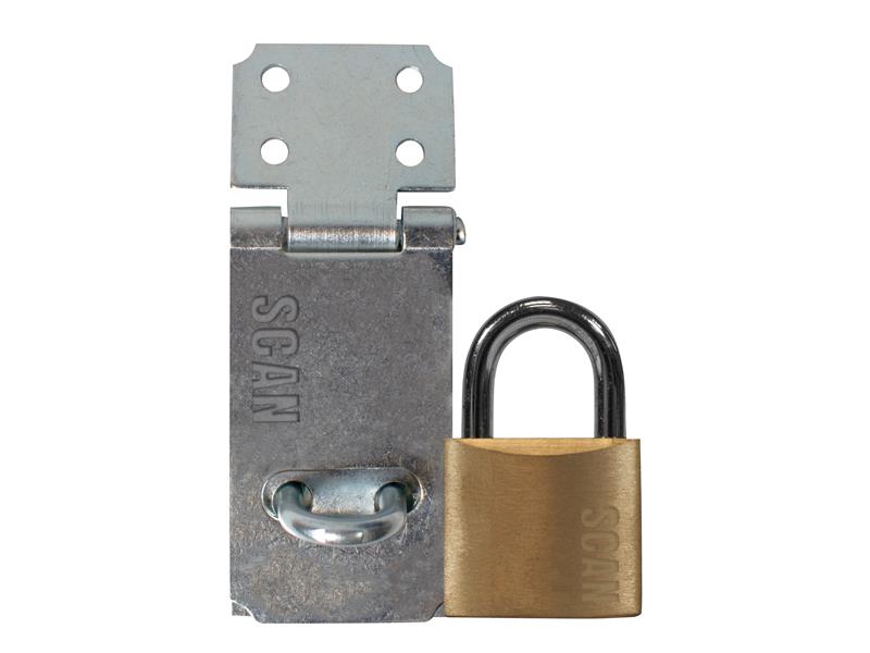 Scan Hasp and Staple 64mm  40mm Padlock