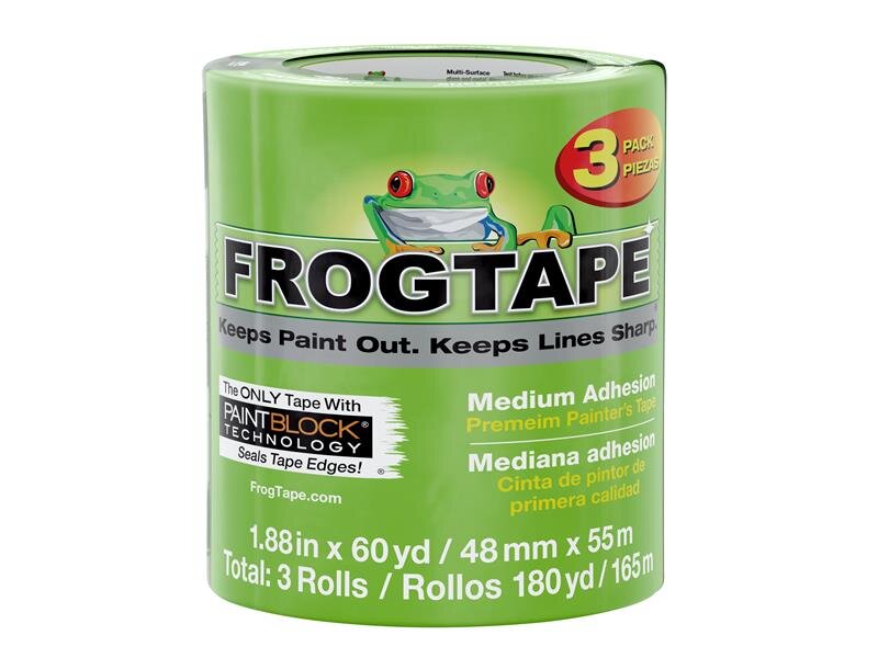 Shurtape FrogTape Multi-Surface Masking Tape 48mm x 55m (3 Pack)