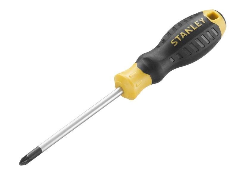STANLEY Hand Tools CUSHION GRIP Screwdriver Pozidriv Tip PZ2 x 100mm