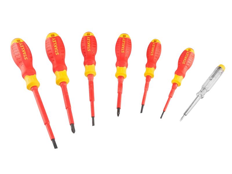 STANLEY Hand Tools VDE Screwdriver Set, 7 Piece