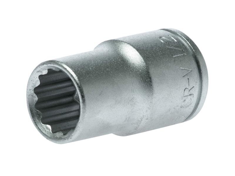 Teng Bi-Hexagon Socket 12-Point Regular A/F 1/2in Drive 1/2in