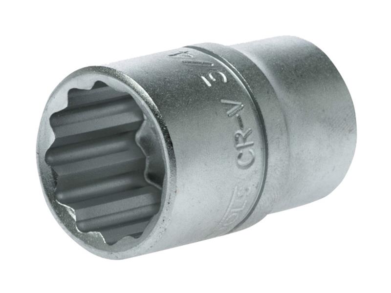 Teng Bi-Hexagon Socket 12-Point Regular A/F 1/2in Drive 3/4in