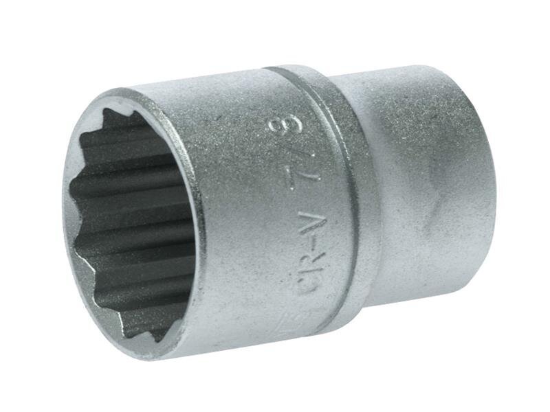 Teng Bi-Hexagon Socket 12-Point Regular A/F 1/2in Drive 7/8in