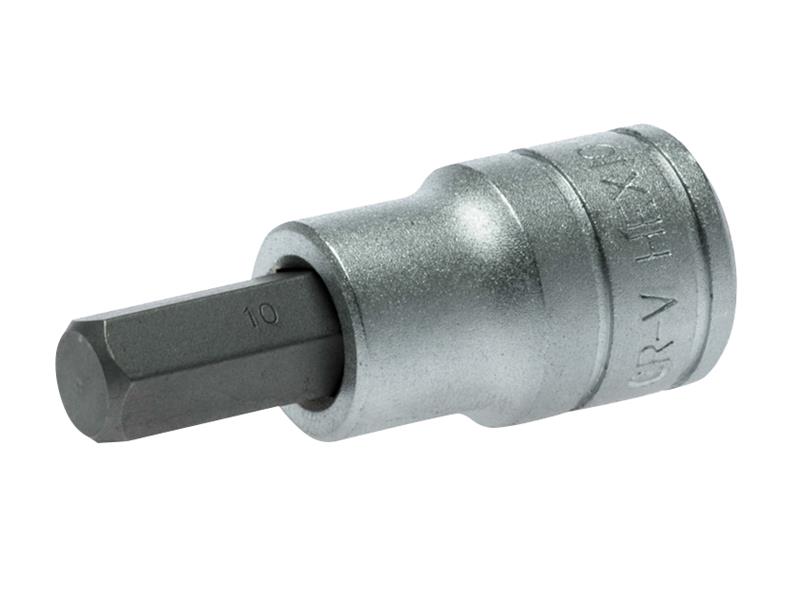 Teng S2 Hexagon Socket Bit 1/2in Drive 10mm