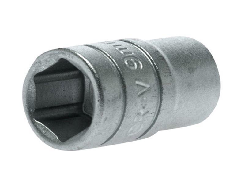 Teng Hexagon Socket 6 Point Regular 1/4in Drive 9mm