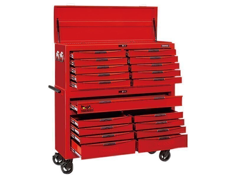 Sealey AP1080GR Superline Pro Topchest  Rollcab Combination 12 Drawer  1 Door Cupboard - Grey