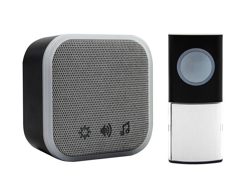 Uni-Com Portable Door Chime, Black