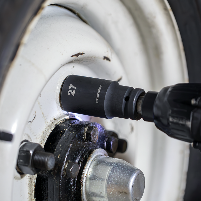 Sealey TBT46 Premier Impact Socket Set with Tool Tray 1/2Sq Drive 22pc