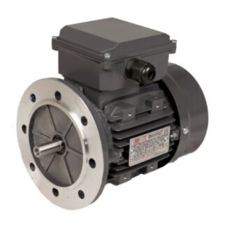 TEC IE2 0.12kW 2 Pole Single Phase Perm Cap B5 Flange Mount Electric Motor, 56 Frame