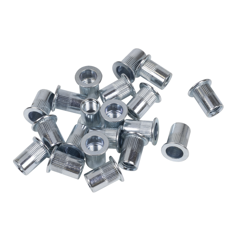 Sealey TISM12 Splined Threaded Insert (Rivet Nut ) M12 - 25pcs