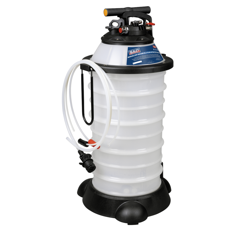 Sealey TP6909 Manual/Air Vacuum Oil Fluid Extractor Pump 18L