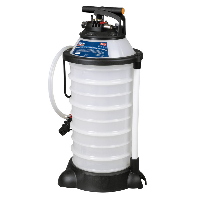 Sealey TP6909 Manual/Air Vacuum Oil Fluid Extractor Pump 18L