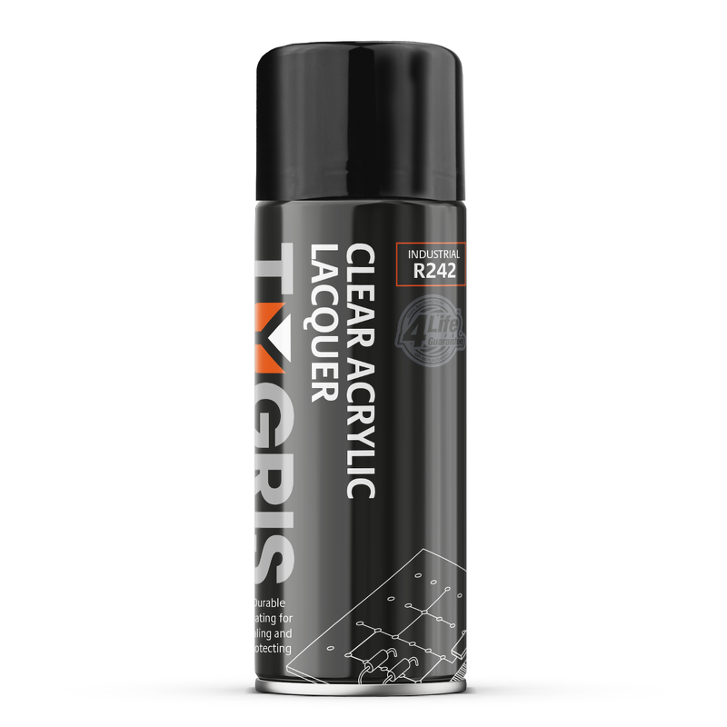 TYGRIS Clear Acrylic Lacquer 400ml (Pack of 12)