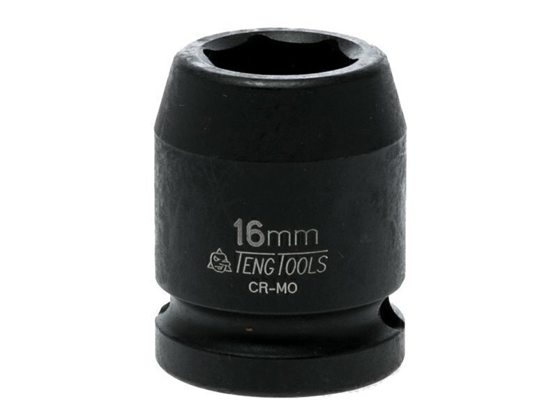Teng Impact Socket Hexagon 6-Point 1/2in Drive 16mm