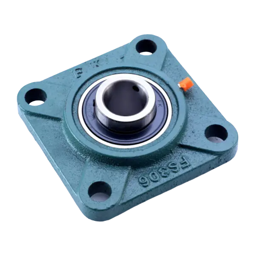 UCFS318 FK 4 Bolt Square Flanged Circular Rear Spigot Bearing with 90mm Bearing Insert
