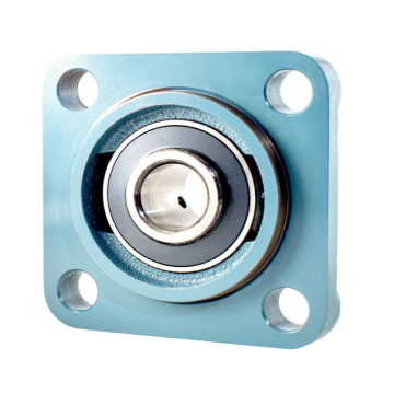 UCFS318 FK 4 Bolt Square Flanged Circular Rear Spigot Bearing with 90mm Bearing Insert