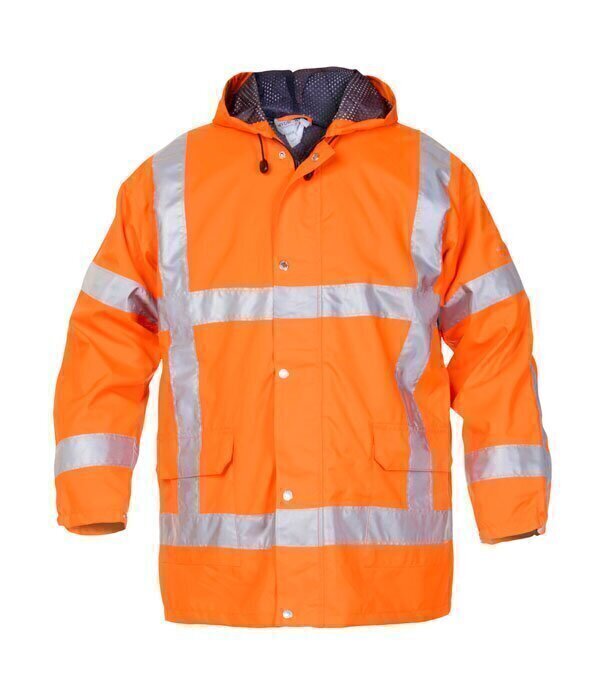 Uitdam SNS High Visibility Waterproof Jacket Orange 4XL