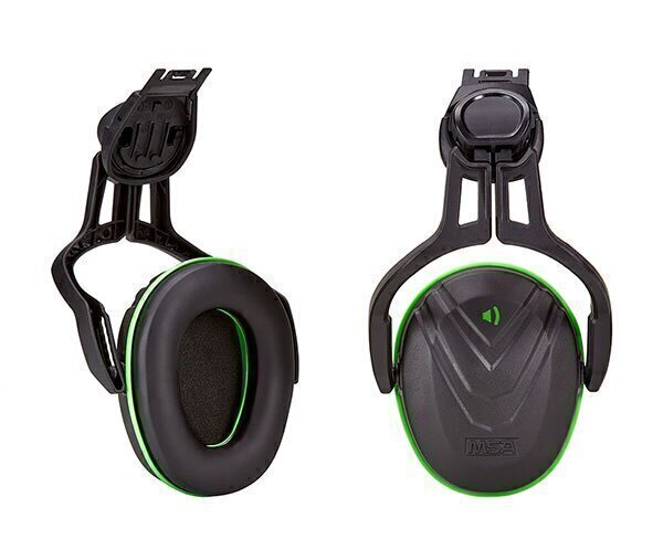 V-Gard Helmet Mounted Ear Defender Low Green 