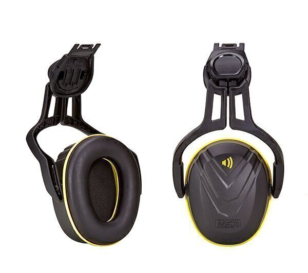 V-Gard Helmet Mounted Ear Defender Medium Yellow 