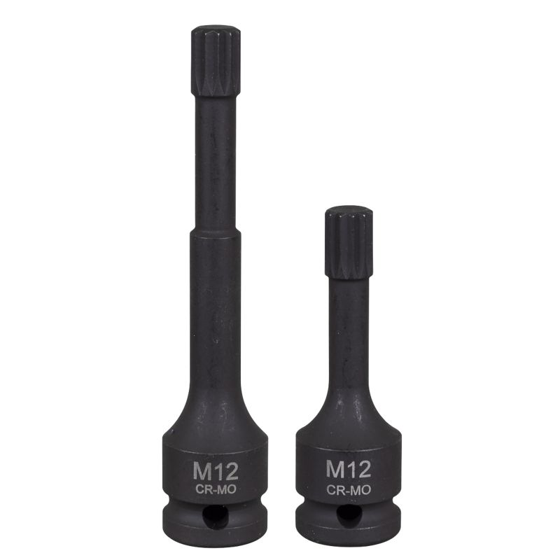 Sealey VS0100 M12 Wheel Bearing Hub Spline Socket Bits for VAG 2pc