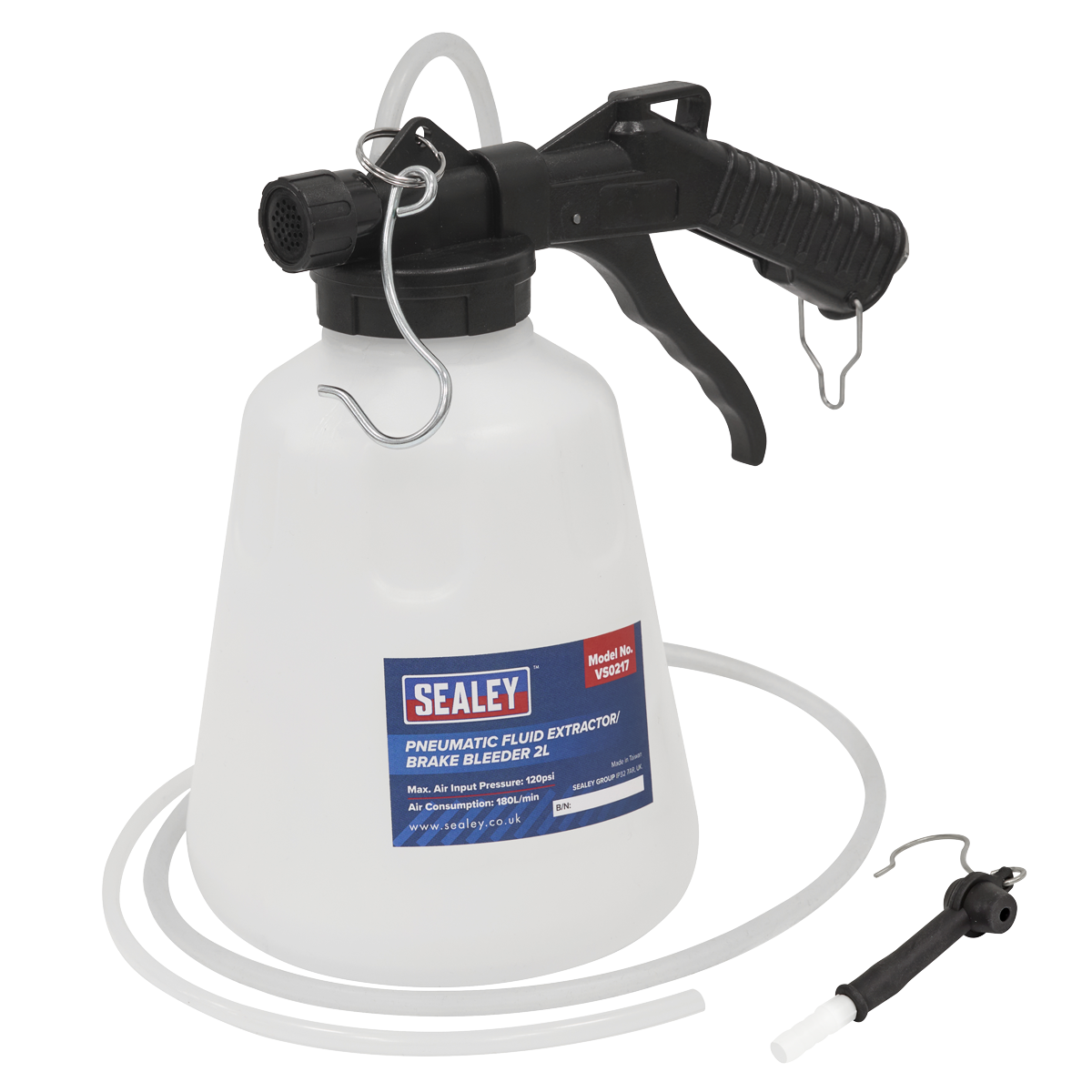 Sealey VS0217 Pneumatic Fluid Extractor/Brake...