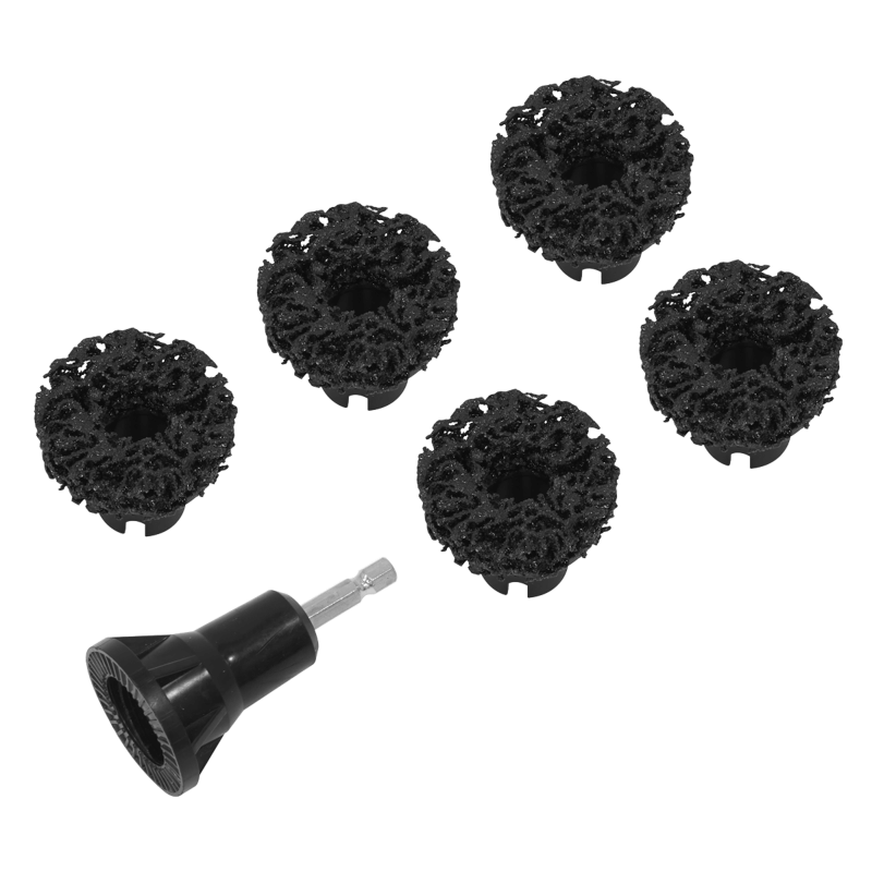 Sealey VS8005 Stud Hub Cleaner Set 6pc