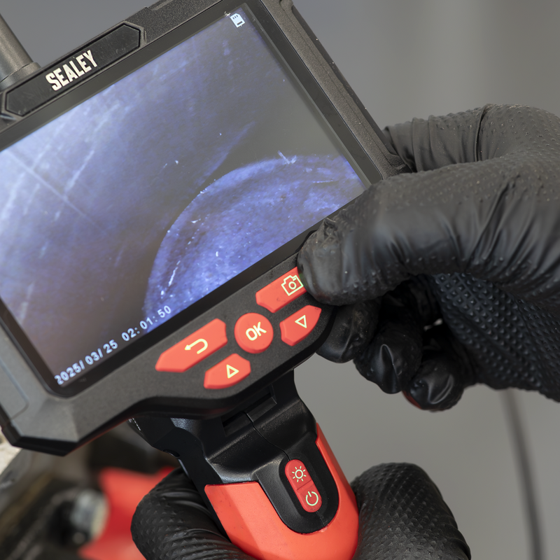 Sealey VS8118 Video Borescope 5.5mm Camera Dual Lens 5 Screen