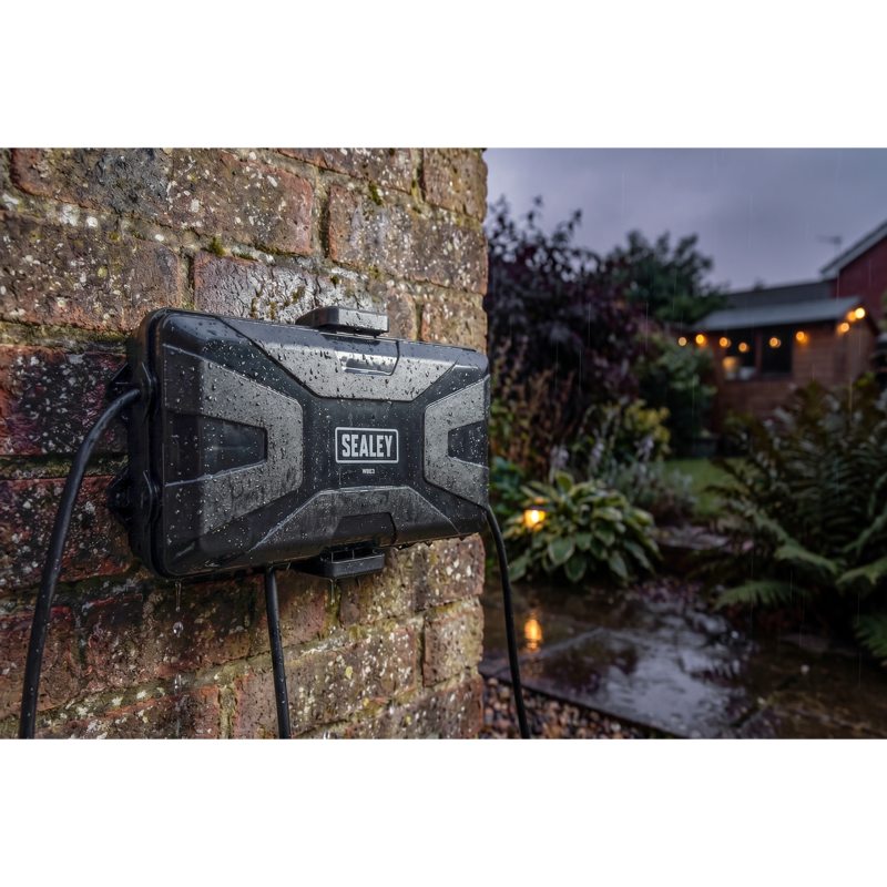 Sealey WBE3 Weatherproof Electrical Protection Box - Medium