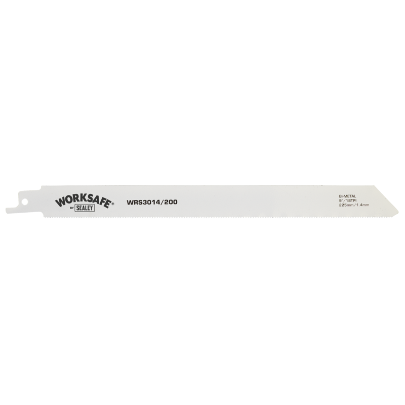Sealey WRS3014/200 Reciprocating Saw Blade Metal 225mm 18tpi - Pack of 5