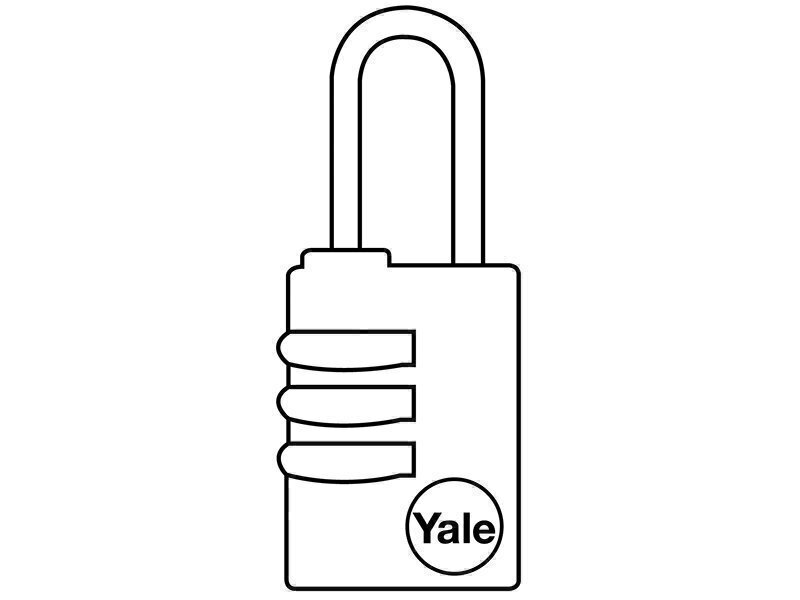Y150 Brass Combination Padlock 22mm