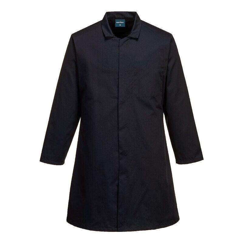 Portwest Food Industry 1 Pocket Coat (Navy / XS / R)