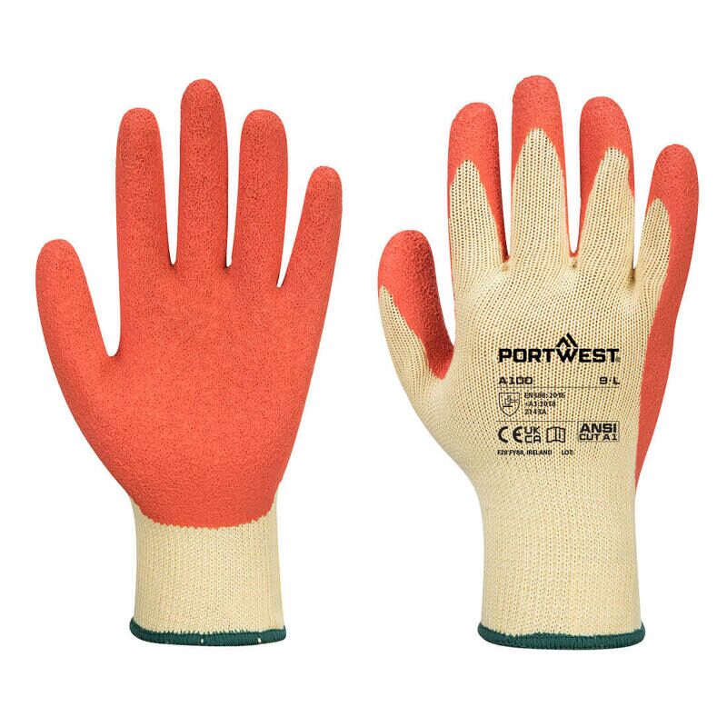 Portwest Grip Glove - Latex (Orange / M)
