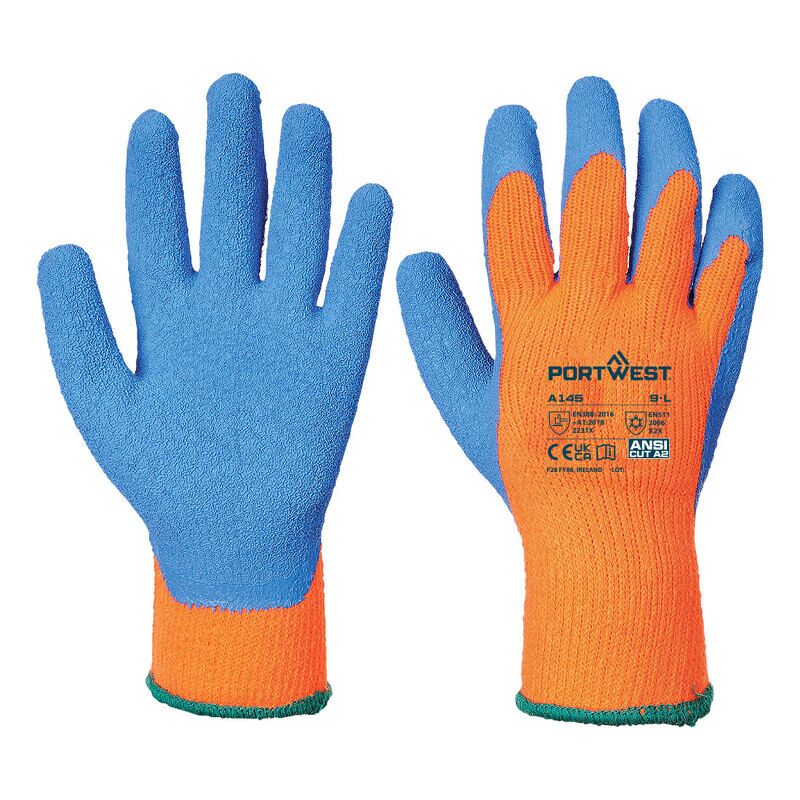Portwest Cold Grip Glove (Orange/Blue / L / L)