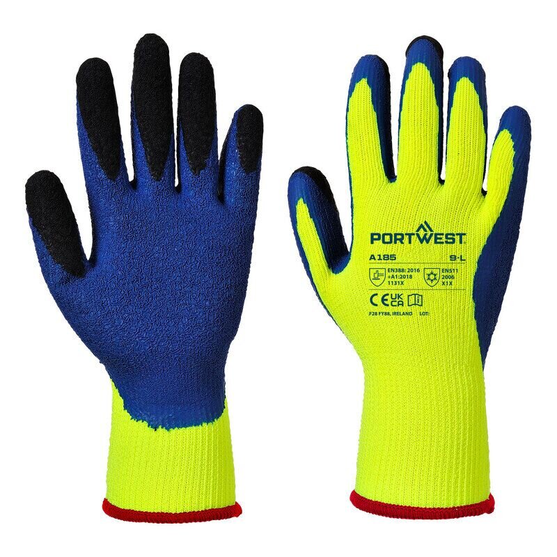 Portwest Duo-Therm Glove (Yellow/Blue / XL / R)