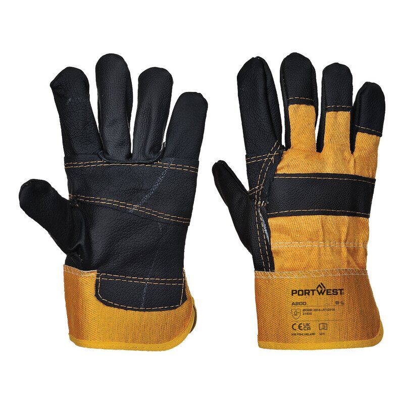 Portwest Furniture Hide Glove (Yellow / XL / R)