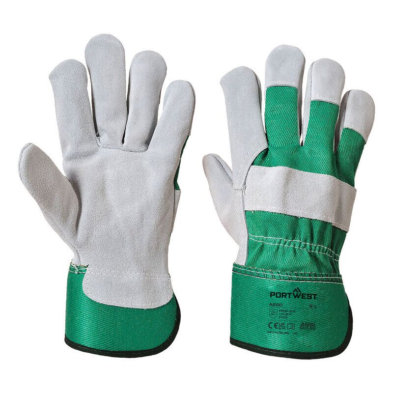 Portwest Premium Chrome Rigger Glove (Green / XL / R)