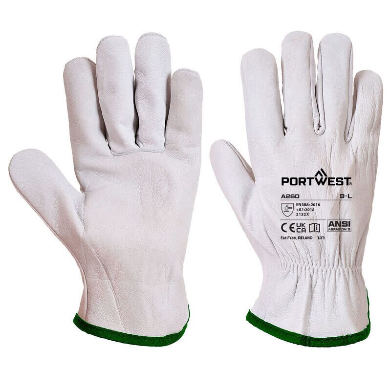 Portwest Oves Driver Glove (Grey / M / R)