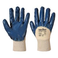 Portwest Nitrile Light Knitwrist (Navy / L)