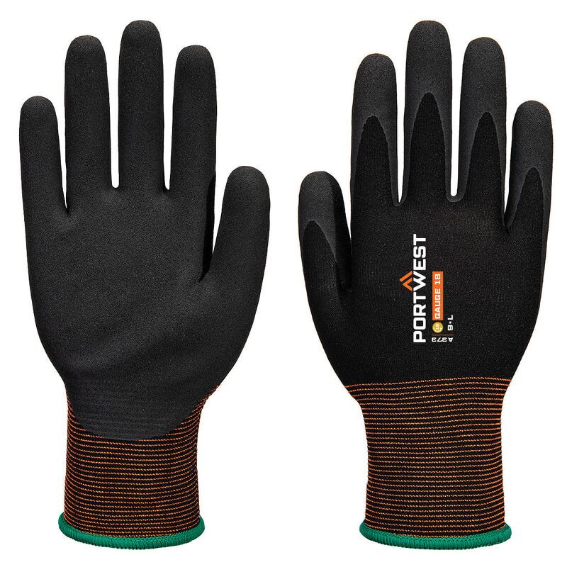 Portwest GP Grip 18 Latex Sandy (Black / XS)