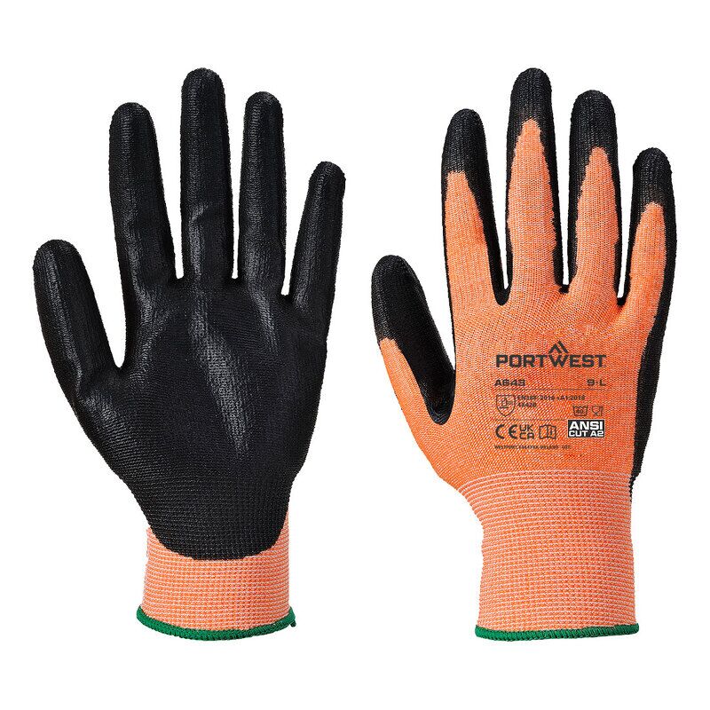 Portwest Amber Cut Glove - Nitrile Foam (Amber / S)