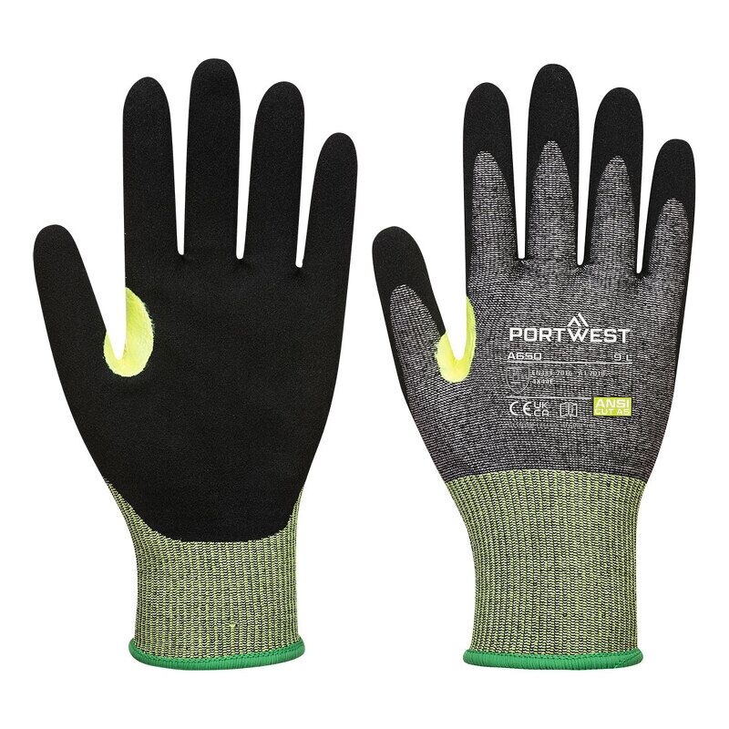 Portwest CS Cut E15 Nitrile Glove (Grey/Black / L)