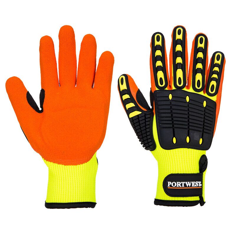 Portwest Anti Impact Grip Glove (Yellow/Orange / L / R)