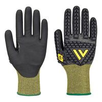 Portwest Impact E18 Nitrile Antistatic ESD Glove (Black / L)