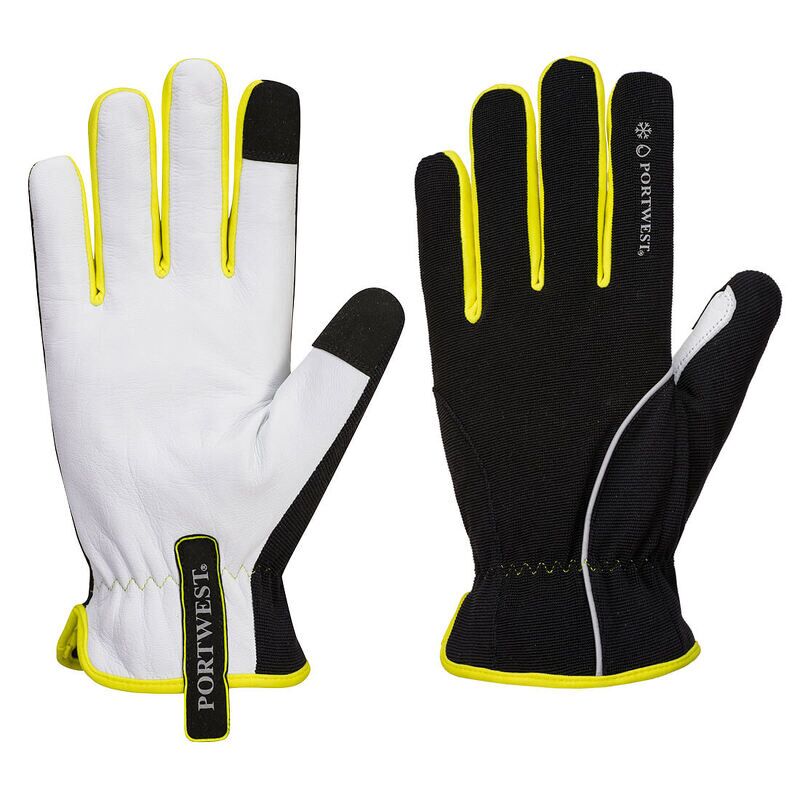 Portwest PW3 Winter Glove (Black/Yellow / XXL / Y)