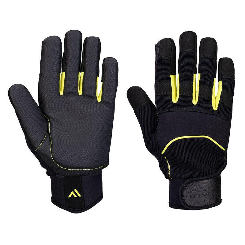 Portwest Mechanics Anti-Vibration Glove (Black / S / R)