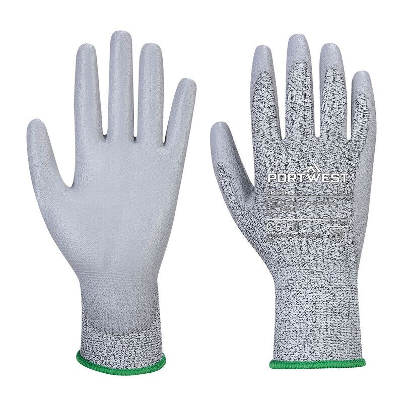 Portwest Cut B13 PU Glove Essential Multipack (Pack of 12) (Grey / XXL)