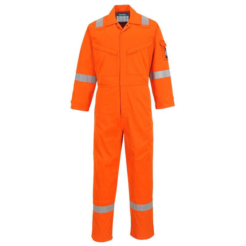 Portwest Araflame Silver Coverall (Orange / 46 / Regular Fit)