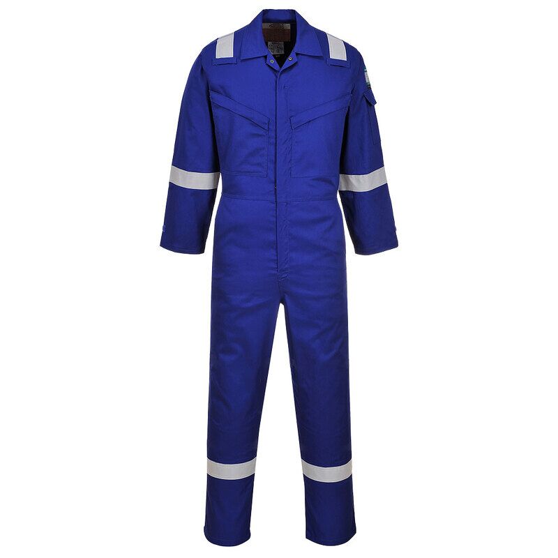 Portwest Araflame Silver Coverall (Royal Blue / 44 / Regular Fit)