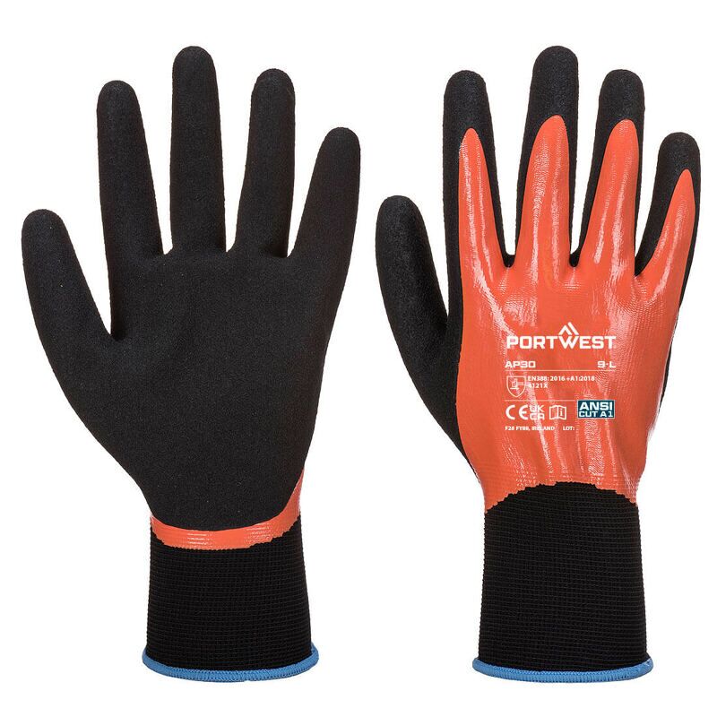 Portwest Dermi Pro Glove (Orange/Black / XXL)