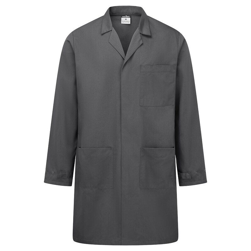Portwest Anti-Static ESD Coat (Zoom Grey / XS / R)